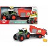 DICKIE Farm Traktor Fendt s prívesom 26cm Balík sena