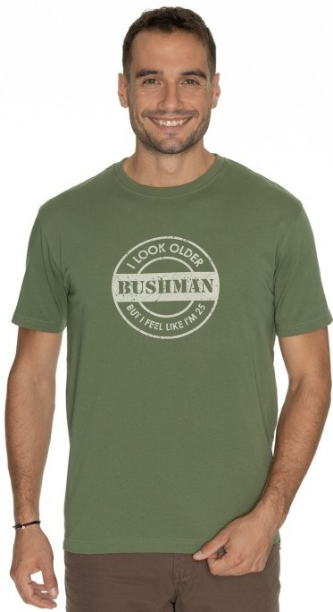Bushman tričko Anniversary green