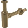 Alcadrain (Alcaplast) Sifón umývadlový DN32 DESIGN A400-G-B, kartáčovaný matný gold A400-G-B