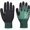 Portwest AP15 SG Cut B18 Eco Protiporezné rukavice 12 párov zelená/čierna 12/3XL