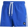 Pánske plavky adidas, 3-STRIPES CLX modrá,biela S