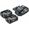 Sada Bosch 18 V 2xaku 1xnabíjačka (PBA 18 V 2,5 Ah W-B + AL 1830 CV) 1600A011LD