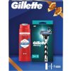 Gillette Whitewater + Mach 3 Old spice sprchový gél 250 ml + Gillette Mach3 holiaci strojček 1 ks + Gillette Mach3 náhradné žiletky 2 ks kozmetická sada