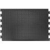 Čierna gumová protiúnavová rohož (25% nitrilová guma) (stred) - dĺžka 90 cm, šírka 60 cm, výška 1,4 cm
