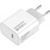 COLORWAY 1x USB-C/ síťová nabíječka/ 20W/ 100V-240V/ Bílá CW-CHS026PD-WT