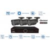 Špičkový kamerový set - 3x bullet kamera 1080P + 40m IR a DVR
