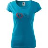 Nemecký ovčiak ekg - Dámske tričko Pure - 3XL ( Svetlý tyrkys )