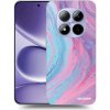Picasee silikónový čierny obal pre Xiaomi Redmi Note 15 Pro 4G - Pink liquid