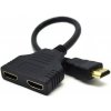 GEM Gembird DSP-2PH4-04 HDMI kábel HDMI typ A (štandardný) 2 x HDMI typ A (štandardný) čierny