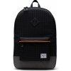 HERSCHEL batoh - Heritage Black Grid/Gargoyle/Sun Orange (05722)