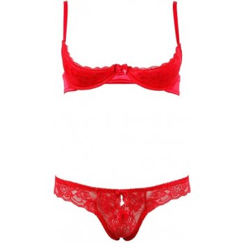 Vášeň - súprava so zdvíhajúcou podprsenkou Half-cup Bra Set