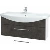 Dreja Kúpeľňová skriňa TAKE IT SZZ 105 - N01 Biela lesk / Úchytka T04 / D16 Tmavý betón