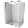Mexen Kioto sprchová stena Walk-in 90 x 70 cm, čierny vzor, čierna - 800-090-202-70-70-070