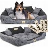 Lôžko pre psa mačku Pelech , ohrádka, vodeodolná + meno 100x75 cm
