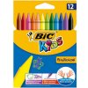BIC Plastové voskovky odolné voči lámaniu 12ks