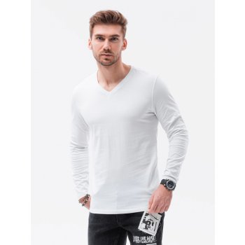 Ombre Clothing tričko s dlhým rukávom Rainaki biele od 9,99 € - Heureka.sk