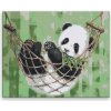 Maľovanie podľa čísel Panda v hojdacej sieti