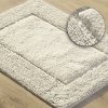 DomTextilu Príjemný bavlnený koberec s kryštálmi v krémovej farbe 60 cm x 90 cm 44483-208076