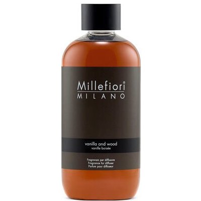 Millefiori Milano Náhradná náplň do aróma difuzéra Natura l Vanilka & Drevo 250 ml