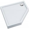 Schedline Cameron Smooth White päťuholníková sprchová vanička 80x80 cm biela 3ST.C1PK-8080
