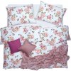 SCANquilt Obliečky KREP ruža bežný 1x paplón 140x200 + 1x vankúš 70x90 cm