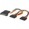 Kábel OEM SATA na 3x SATA napájecí