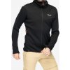 Turistická mikina Salewa Puez Waffle Hyb PL HD Jacket - black out
