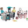 Set kozmetický stolík a kuchynka s magickým bublaním My Beauty Center 3v1 Smoby a elektronický fén