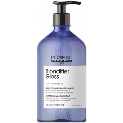 L'Oréal Professionnel Serie Expert Blondifier Gloss Professional Shampoo 750 ml - Rozjasňujúci šampón pre blond vlasy