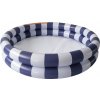 Swim Essentials Nafukovací bazén pre deti Prúžky modro-biely 100 cm