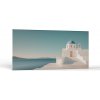 Destinácie Pokoj na Santorini | Obrazy Vintessia Rozmery panoráma: 50x100