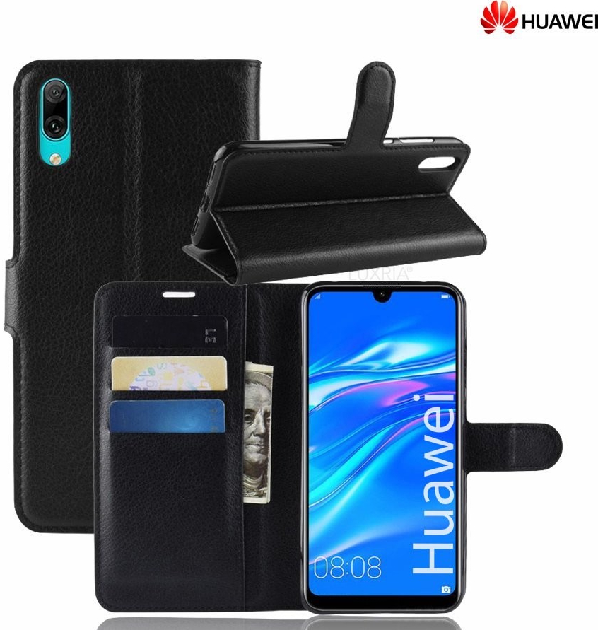 Púzdro Luxria Wallet Book Huawei - Otváracie s priehradkami čierne Huawei: P40 Pro