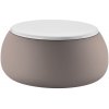 PLUST collection Stolík T Ball, Farba teplá sivá