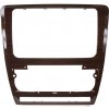2DIN redukcia pre Škoda Octavia 2009-2013 manual/auto Clima drevo (11140)