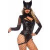 Kostým Leg Avenue Villainess Vixen čierny L