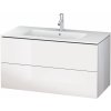 Duravit L-Cube skrinka 102x48.1x55 cm závesná kúpeľňová skrinka pod umývadlo biela LC624202222