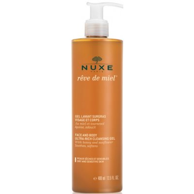Nuxe Reve de Miel čistiaci gél pre suchú pokožku Face and Body Ultra-Rich Cleansing Gel 400 ml