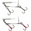 Savage Gear Systém pro Nástrahu Carbon49 Corkscrew Double Stinger veľ.2