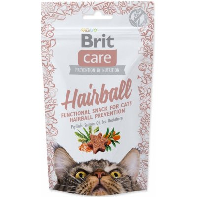 Pochúťka Brit Care Cat Snack Hairball 50g