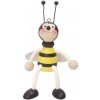 Drevená figúrka na pružinke - Včielka chlapček