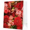 Darčeková taška stredná - Red Bouquet 20x10x25 cm