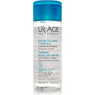 Uriage Eau Micellaire Thermale micelárna čistiaca voda pre normálnu až suchú pleť (Purifies Removes Make-up Cleanses) 100 ml