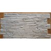 PVC panel Kamenný obklad štiepaný sivý kremeň