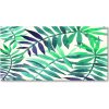 Moderný foto-obraz akryl na stenu Tropické lístia 100x50 cm