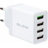 BLOW sieťová nabíjačka USBx3 zásuvka + USB QC 30W 76-026
