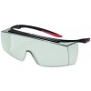 Uvex SUPER F OTG Pracovné okuliare Červená-Čierna
