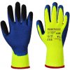Portwest A185 Duo Therm Zateplené pracovné rukavice 12 párov žltá/modrá 8/M