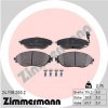 ZIMMERMANN Sada brzdových platničiek kotúčovej brzdy 24738.200.2