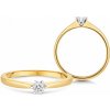 Sofia Diamonds zlatý zásnubný prsteň s diamantom UDRG47226Y H 1