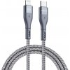 DUZZONA 48392 DUZZONA 20W Kábel USB Typ-C - Lightning 1m šedý